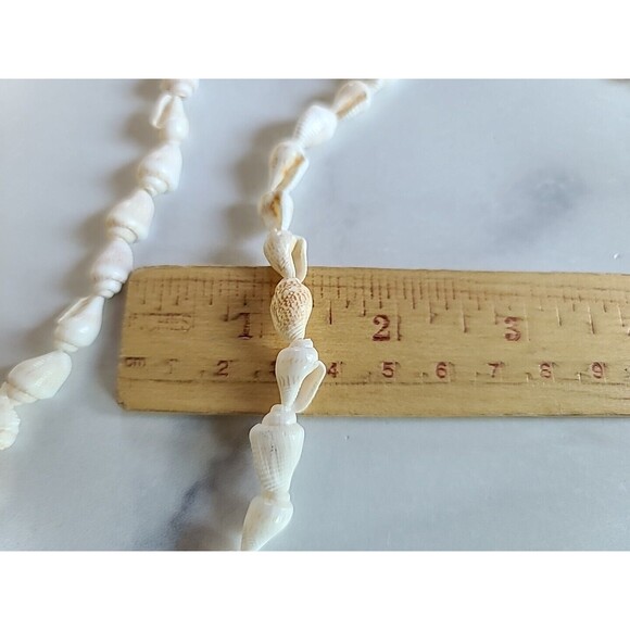 Shell Beaded Necklace Vintage, READ - Picture 8 of 10